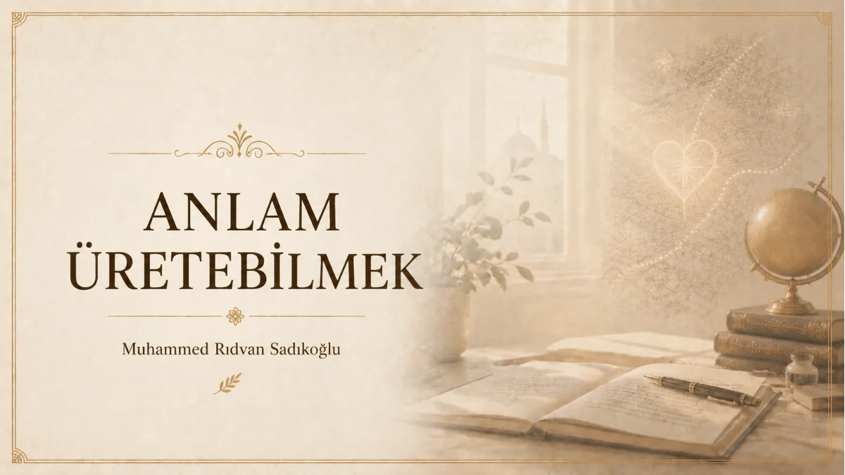 ANLAM ÜRETEBİLMEK