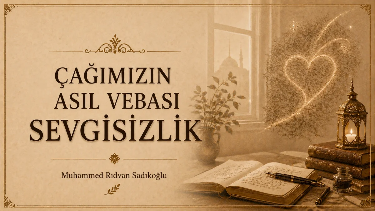 ÇAĞIMIZIN ASIL VEBASI “SEVGİSİZLİK”