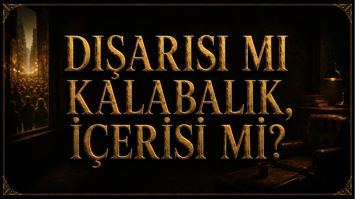 DIŞARISI MI KALABALIK, İÇERİSİ Mİ?