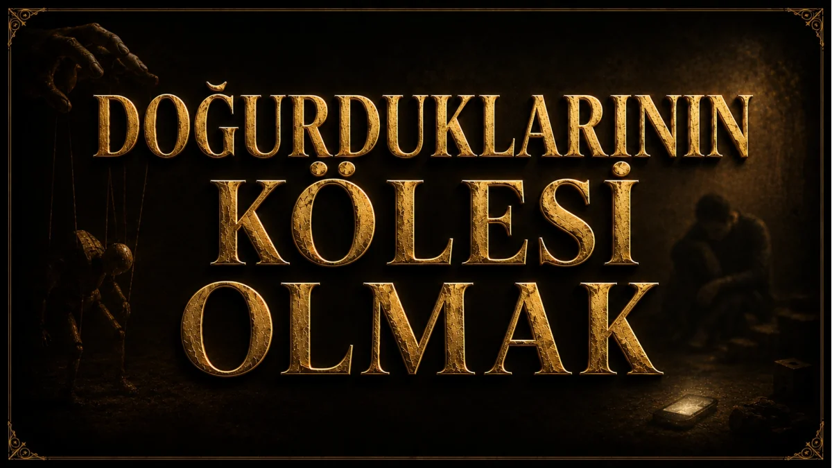 DOĞURDUKLARININ KÖLESİ OLMAK