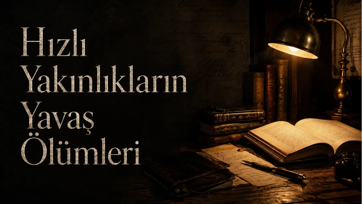 Hızlı Yakınlıkların yavaş Ölümleri