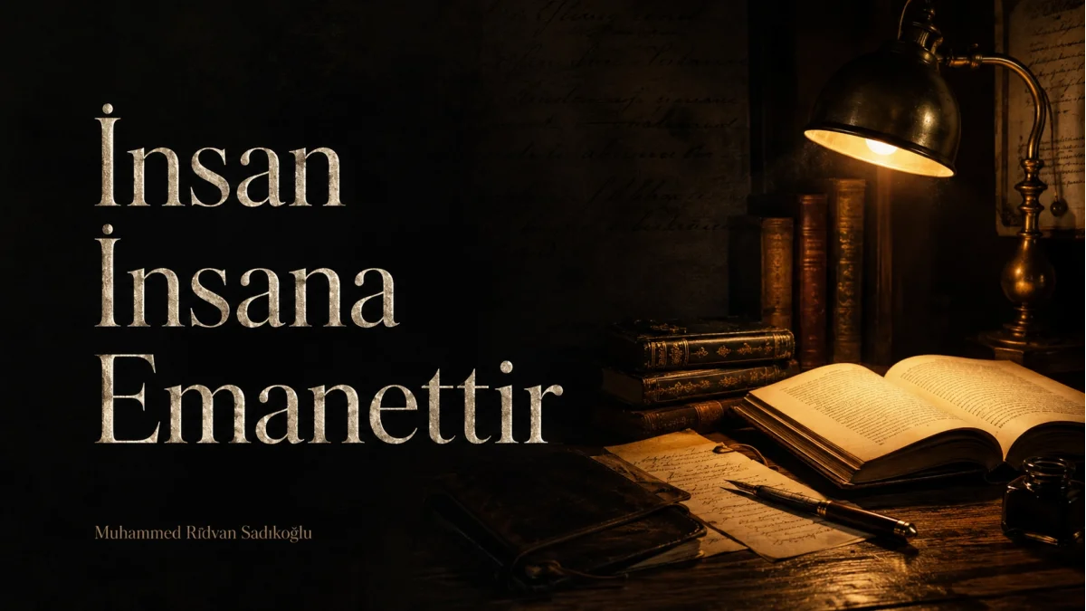İnsan İnsana Emanettir