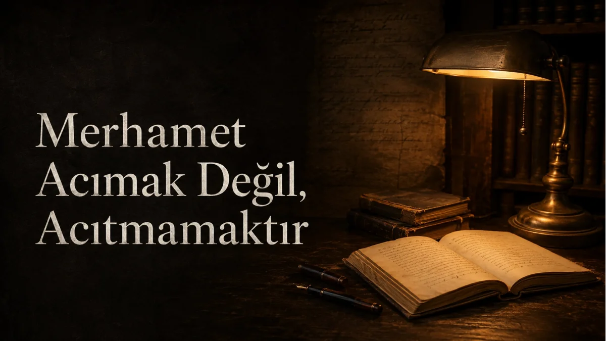 Merhamet Acımak Değil, Acıtmamaktır