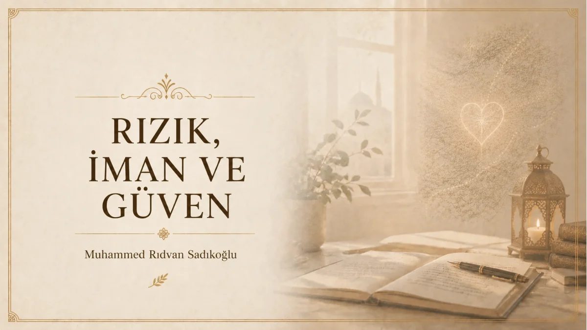 RIZIK,İMAN VE GÜVEN