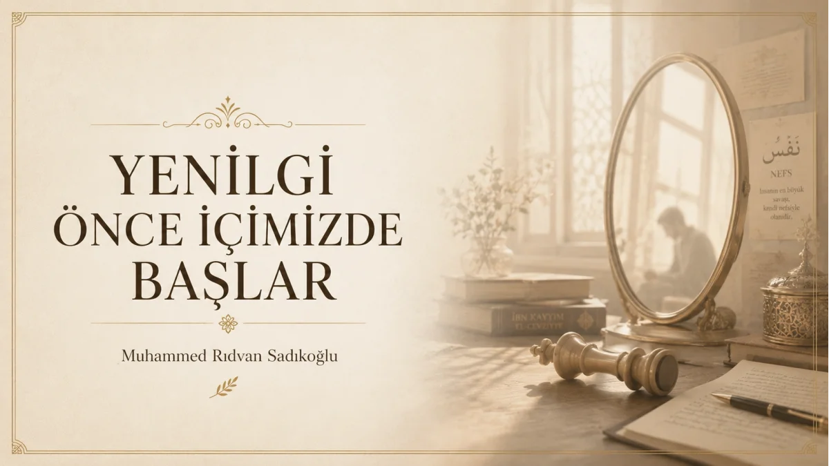 YENİLGİ ÖNCE İÇİMİZDE BAŞLAR