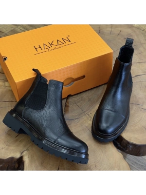 SİYAH DERİ BOT 100-011