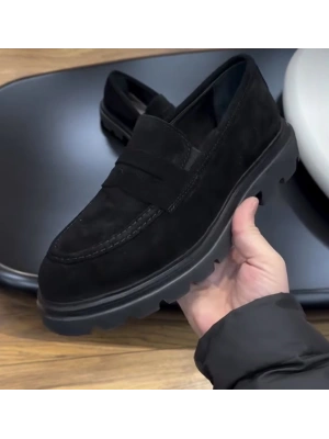 Siyah Süet erkek ayakkabı