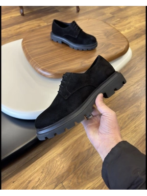 Siyah Süet erkek ayakkabı