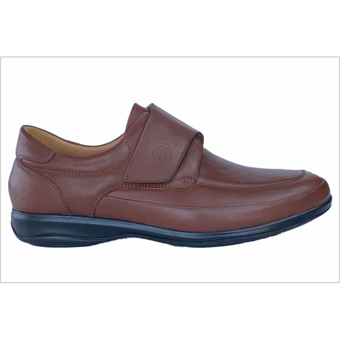 Erkek Anatomik Konfor Ayakkabısı-502 - KOYU TABA