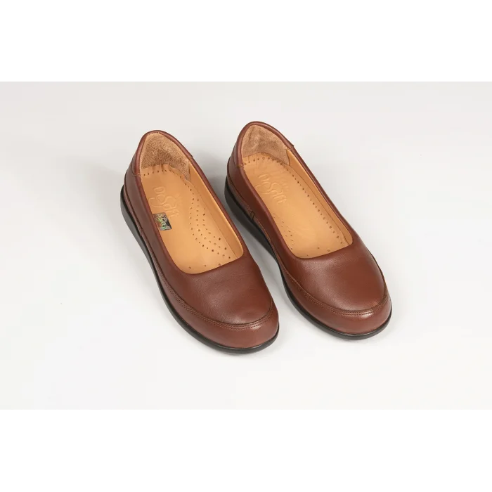 Kadın Anatomik Konfor Ayakkabısı 110 - KOYU TABA