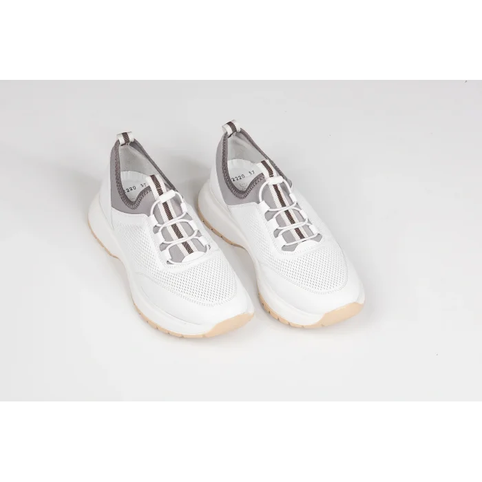 Kadın Anatomik Konfor Ayakkabı 036-0003 - BEYAZ