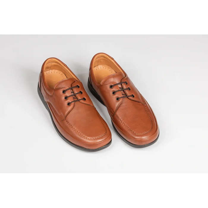 Erkek Anatomik Konfor Ayakkabısı Geniş Kalıp-504 - AÇIK TABA