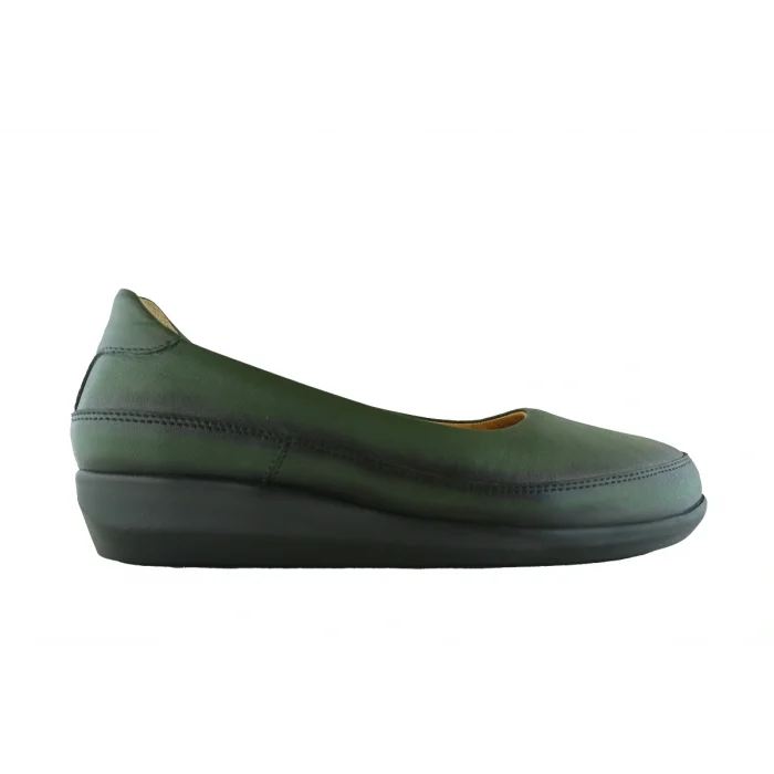 Kadın Anatomik Konfor Ayakkabısı  Efektli  - 110E - YEŞİL