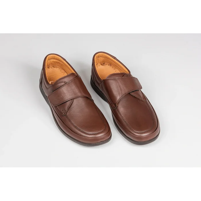 Erkek Anatomik Konfor Ayakkabısı Geniş Kalıp--503 - KAHVE