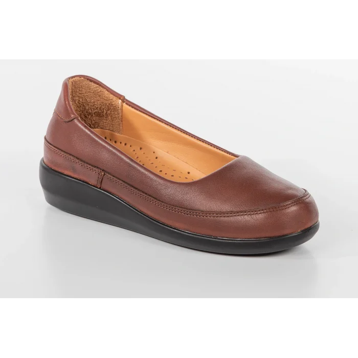 Kadın Anatomik Konfor Ayakkabısı 110 - KOYU TABA