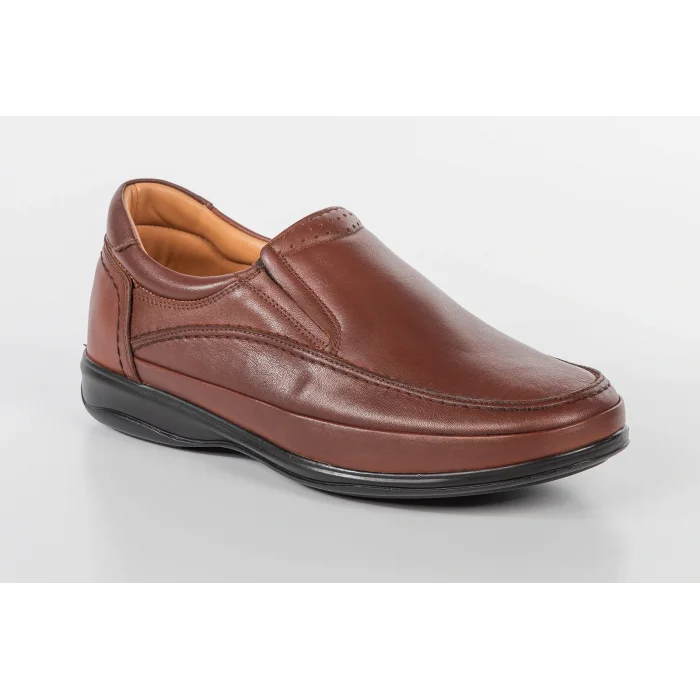 Erkek Anatomik Konfor Ayakkabısı-506 - KOYU TABA