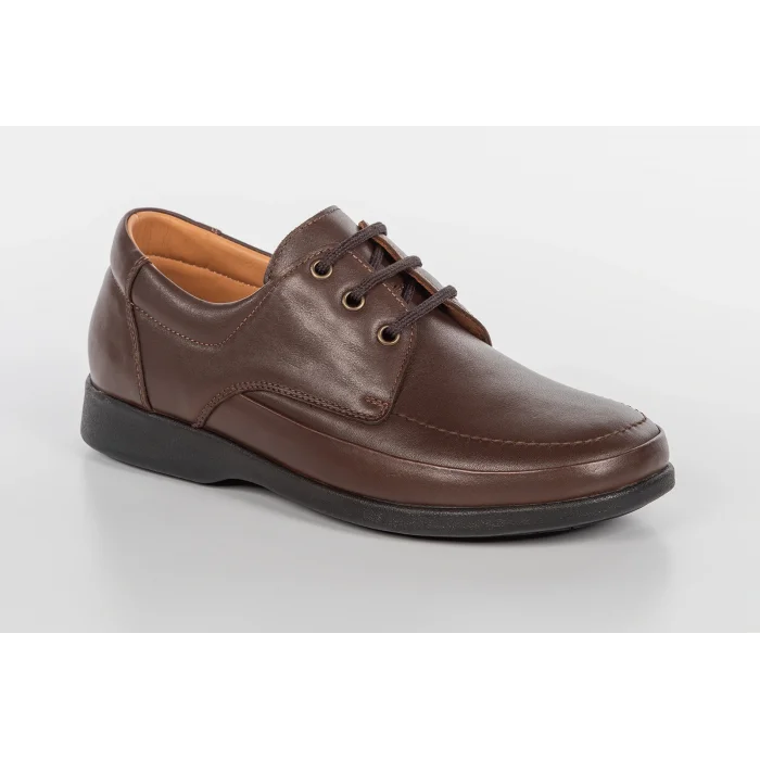 Erkek Anatomik Konfor Ayakkabısı Geniş Kalıp-504 - KAHVE