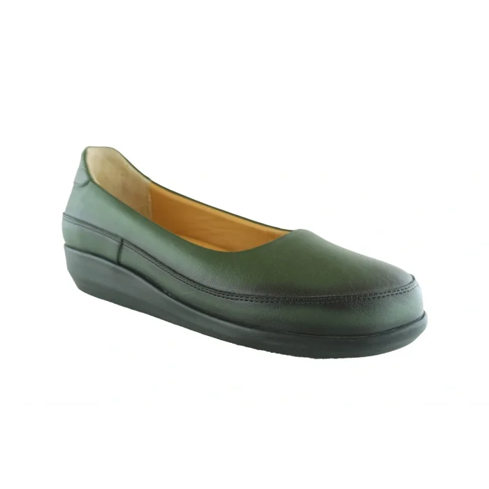 Kadın Anatomik Konfor Ayakkabısı  Efektli  - 110E - YEŞİL