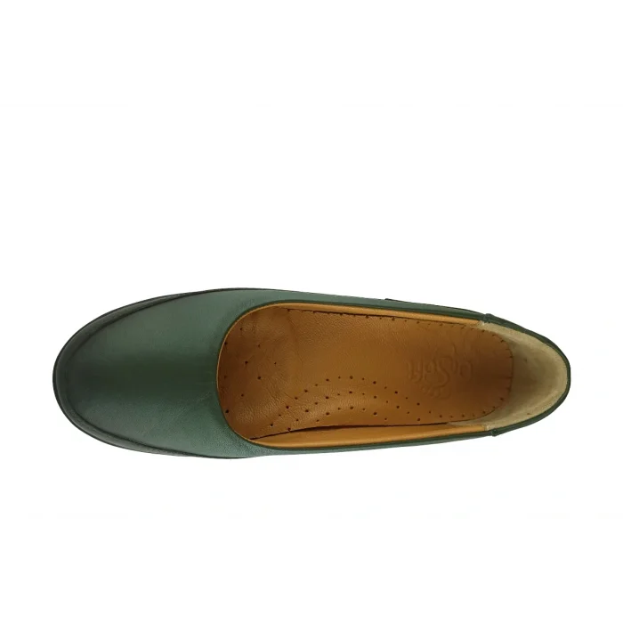 Kadın Anatomik Konfor Ayakkabısı  Efektli  - 110E - YEŞİL