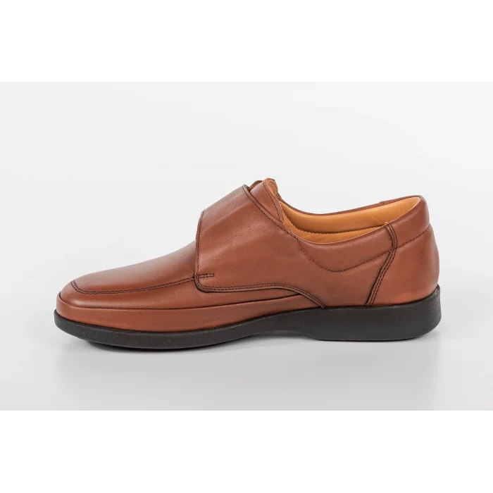 Erkek Anatomik Konfor Ayakkabısı Geniş Kalıp--503 - KOYU TABA