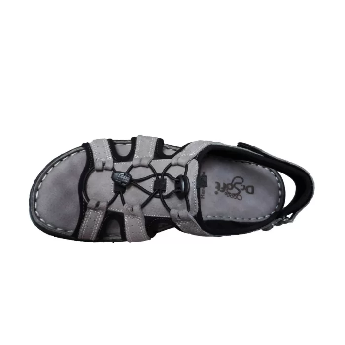 Erkek Deri Sandalet 024-0044 - GRİ