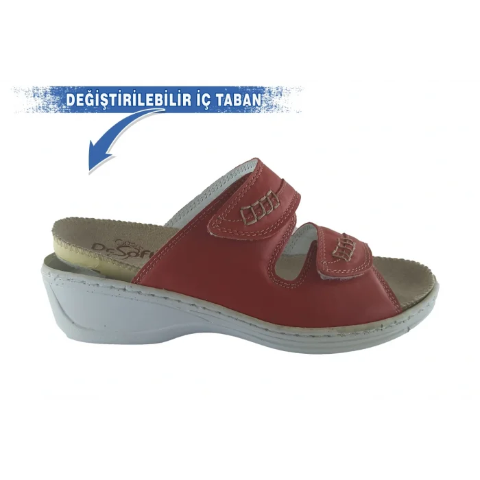 Kadın Anatomik Konfor Terliği 301 - KIRMIZI