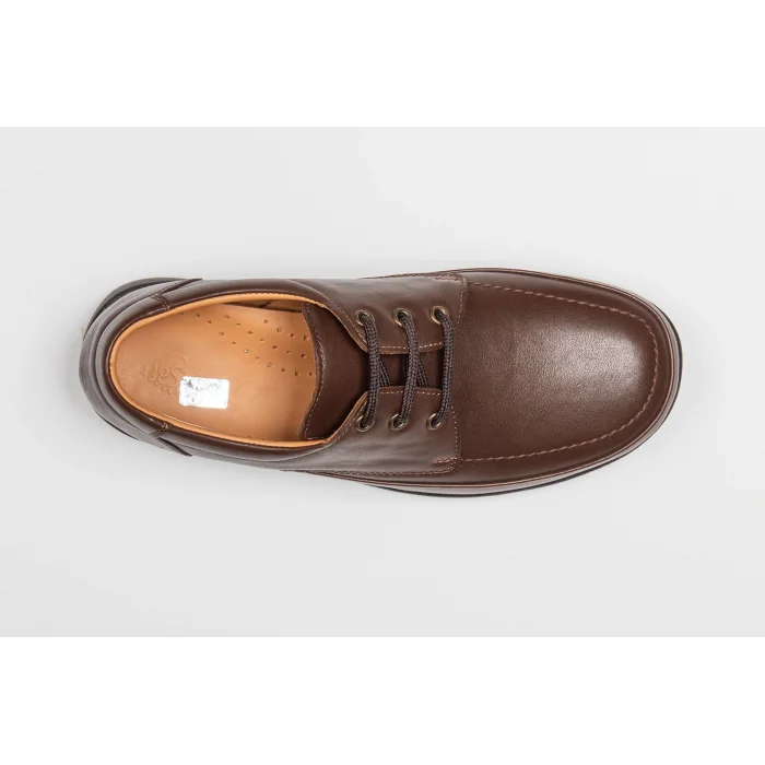 Erkek Anatomik Konfor Ayakkabısı Geniş Kalıp-504 - KAHVE