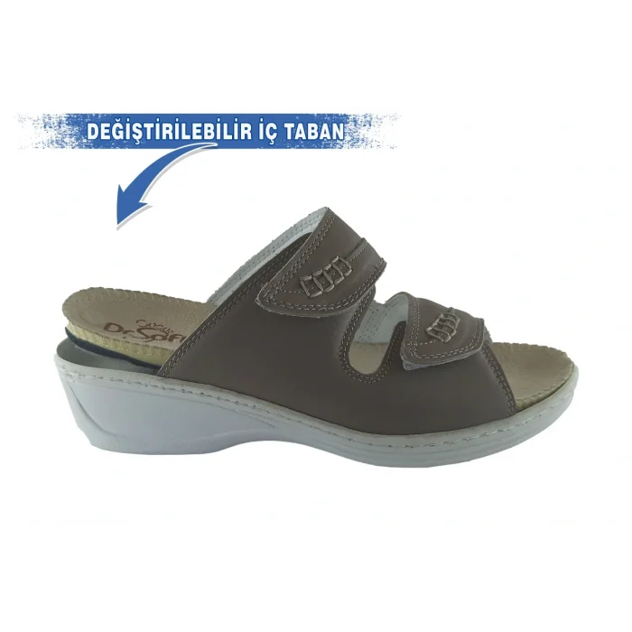 Kadın Anatomik Konfor Terliği 301 - VİZON