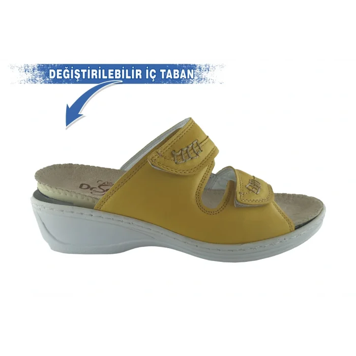 Kadın Anatomik Konfor Terliği 301 - SARI