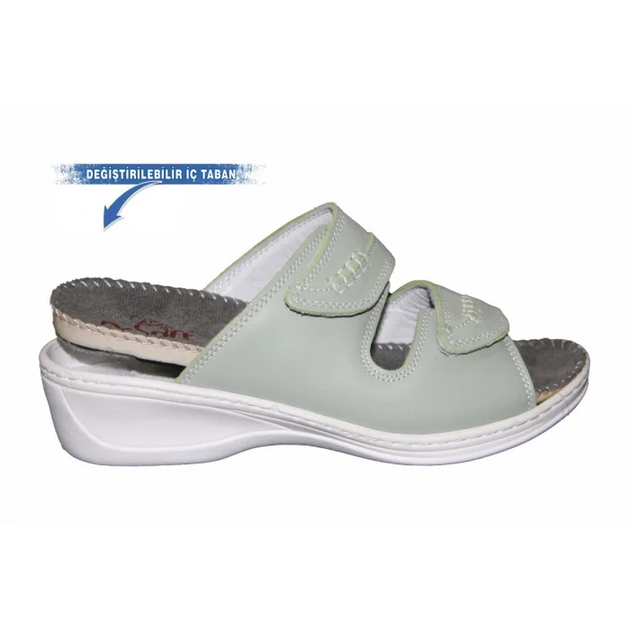 Kadın Anatomik Konfor Terliği 301 - PASTEL YEŞİLİ