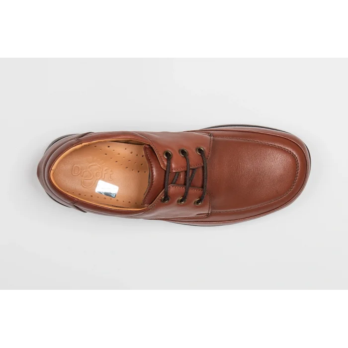 Erkek Anatomik Konfor Ayakkabısı Geniş Kalıp-504 - KOYU TABA