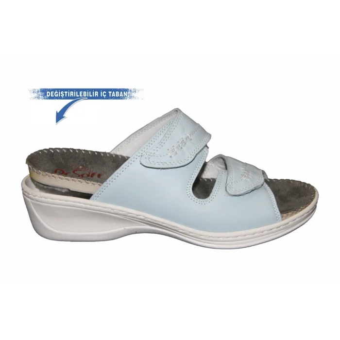 Kadın Anatomik Konfor Terliği 301 - BABY MAVİ