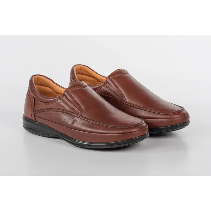 Erkek Anatomik Konfor Ayakkabısı-506 - KOYU TABA