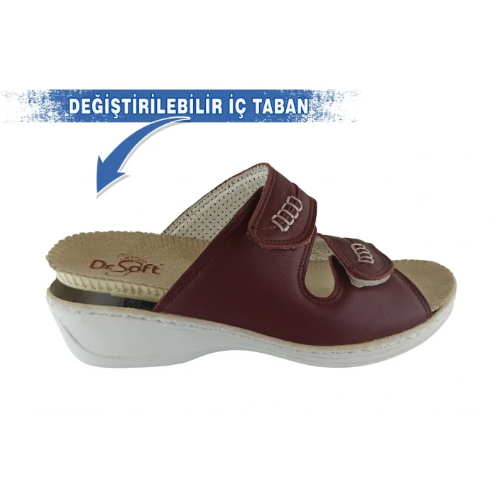 Kadın Anatomik Konfor Terliği 301 - BORDO