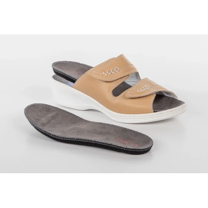 Kadın Anatomik Konfor Terliği 301 - KUM BEJİ