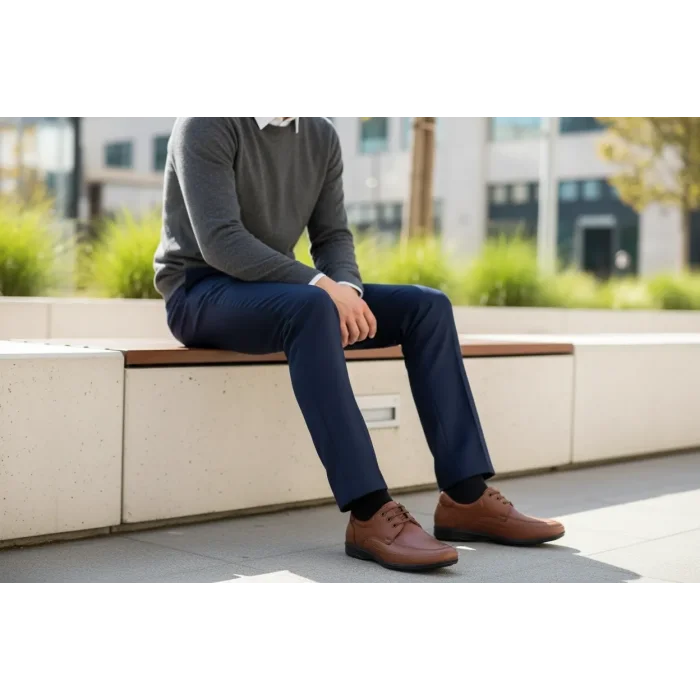 Erkek Anatomik Konfor Ayakkabısı-501 - AÇIK TABA