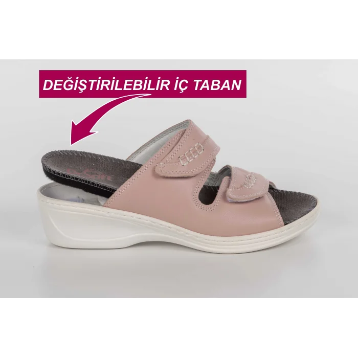 Kadın Anatomik Konfor Terliği 301 - AÇIK PUDRA