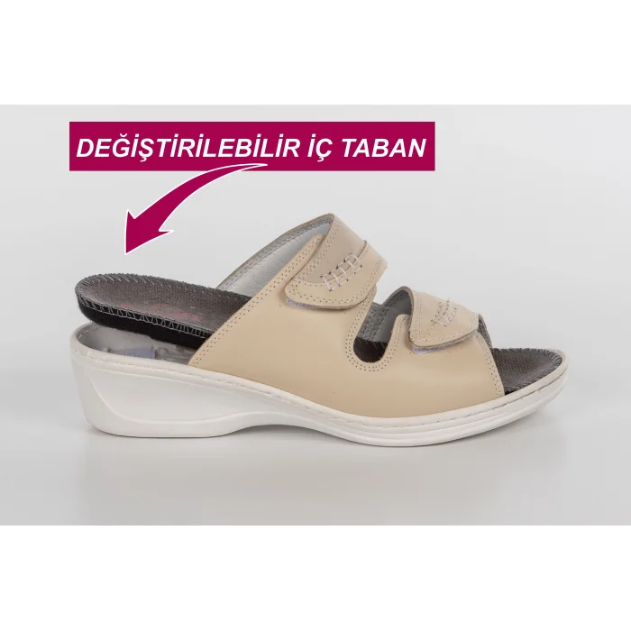 Kadın Anatomik Konfor Terliği 301 - BEJ