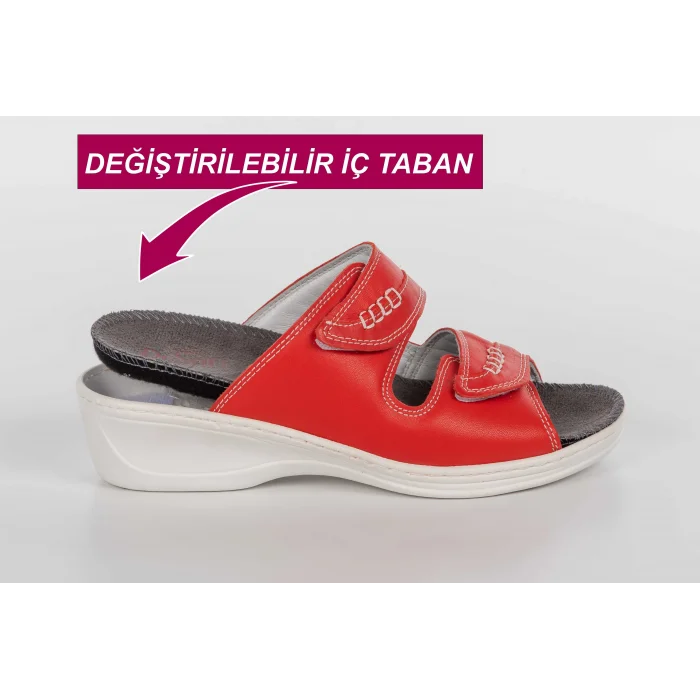 Kadın Anatomik Konfor Terliği 301 - KIRMIZI