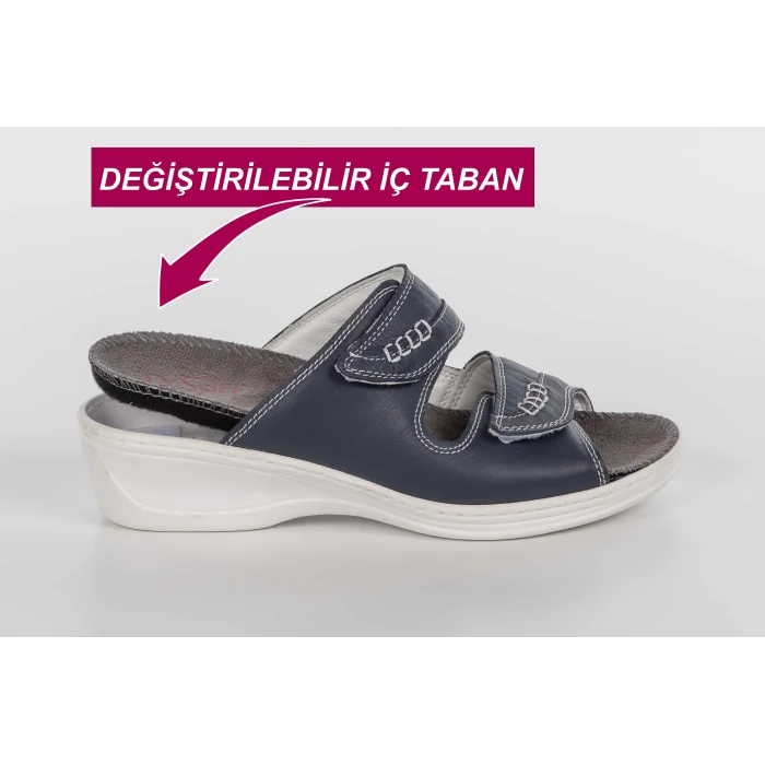 Kadın Anatomik Konfor Terliği 301 - LACİVERT