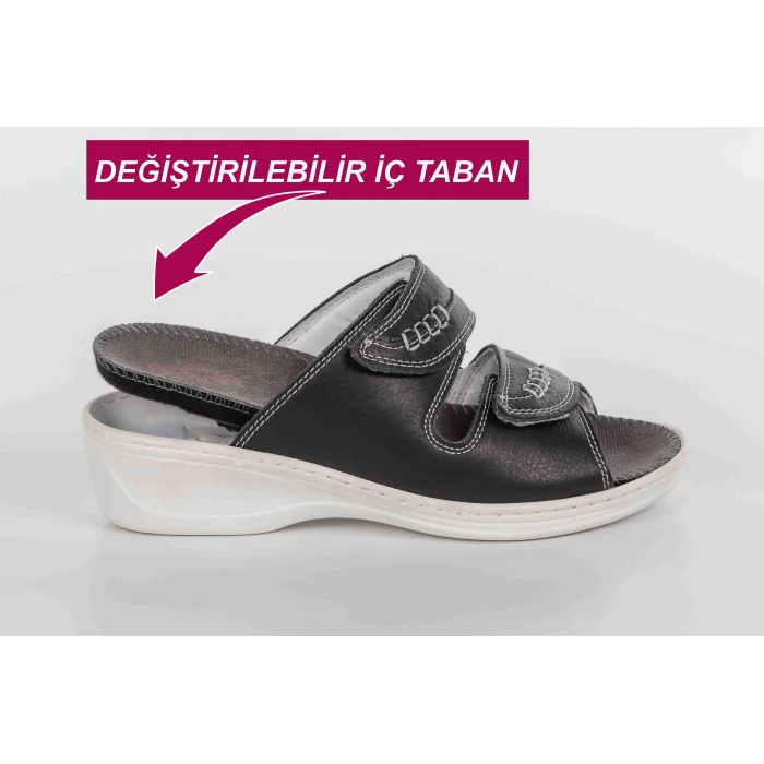 Kadın Anatomik Konfor Terliği 301 - SİYAH