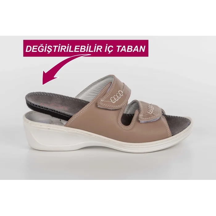 Kadın Anatomik Konfor Terliği 301 - VİZON