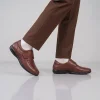 Erkek Anatomik Ortopedik Konfor Ayakkabısı-502 - KOYU TABA