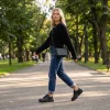 Kadın Anatomik Spor Ayakkabı 036-0001 - SİYAH