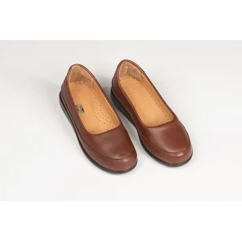 Kadın Anatomik Konfor Ayakkabısı 110 - KOYU TABA