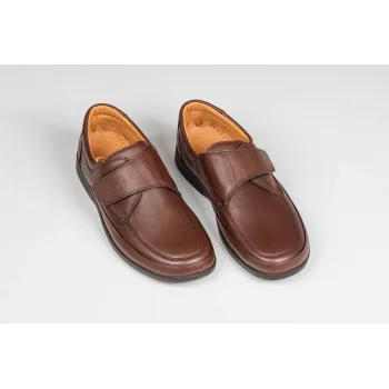 Erkek Anatomik Konfor Ayakkabısı Geniş Kalıp--503 - KAHVE