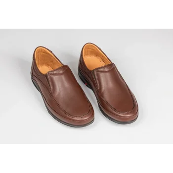 Erkek Anatomik Konfor Ayakkabısı-506 - KOYU TABA