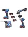 Dong Cheng DCKIT35EM Profesyonel 20V 4Ah Şarjlı Taşlama Somun Sıkma Hilti Matkap (4lü Set)