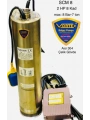 Vortex SCM 8 2HP Çelik Gövdeli Keson Kuyu Dalgıç Pompası
