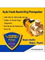 Vortex VO-350 13M 1.3HP 220V AISI 316 Paslanmaz Çelik Fanlı Sıcak Su ve Asitli Su Pompası